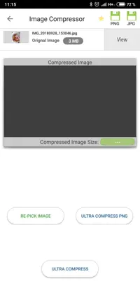 Image Compressor android App screenshot 1